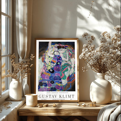 Gustav Klimt The Virgin Poster, 20th Century Exhibition, Art History, Home Decor