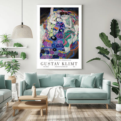 Gustav Klimt The Virgin Poster, 20th Century Exhibition, Art History, Home Decor