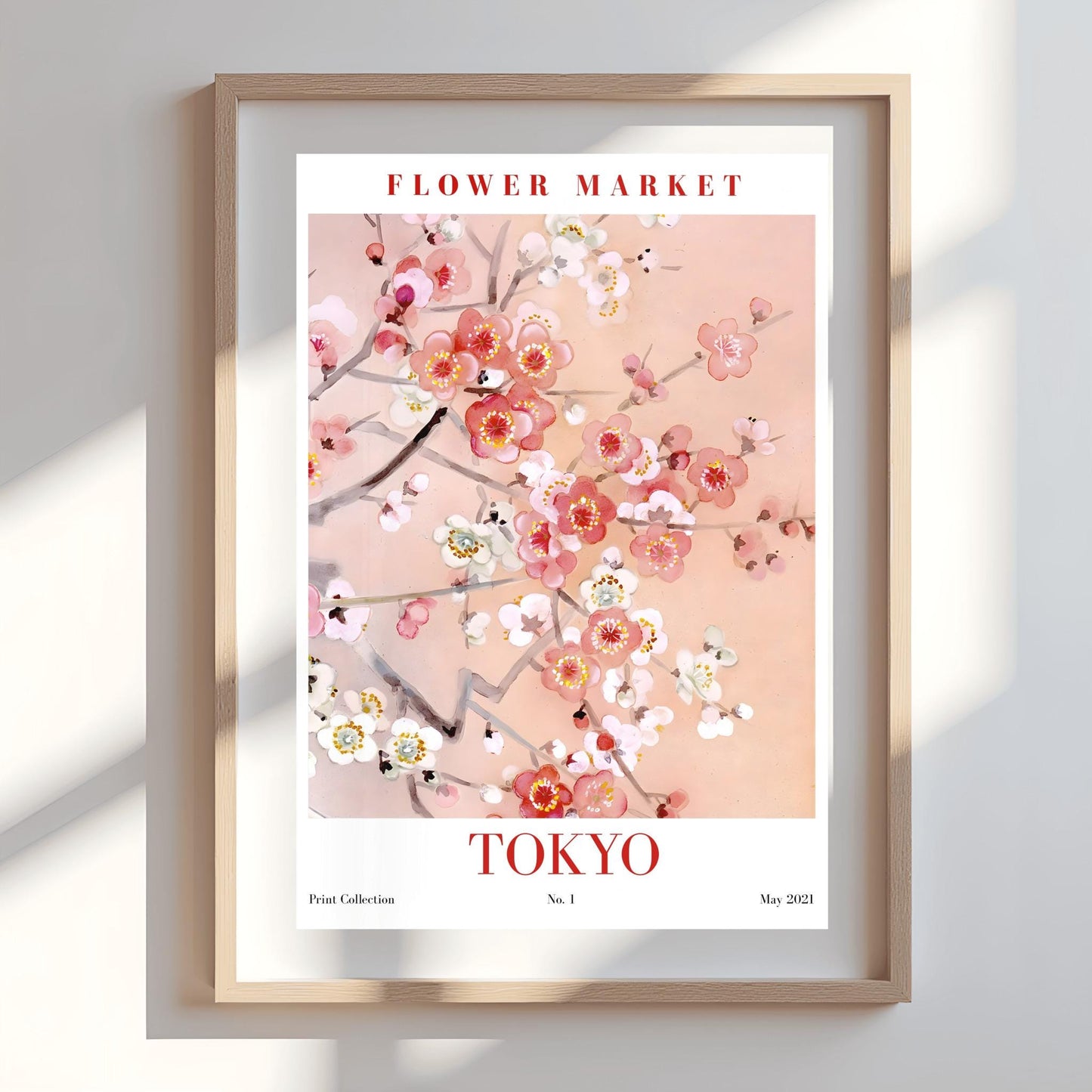 Tokyo Flower Market Print ‚Äì Cherry Blossom Watercolor Art (view 8)