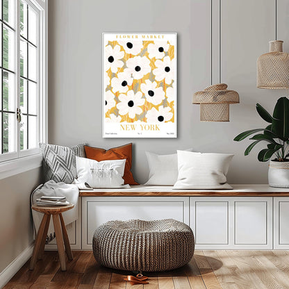 New York Flower Market Print ‚Äì White Anemone Poster (view 5)