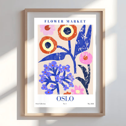 Oslo Flower Market Print ‚Äì Bold Abstract Floral Art (view 8)