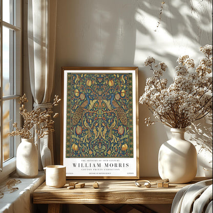 William Morris Peacock Pattern Print ‚Äì Vintage Textile Art (view 3)