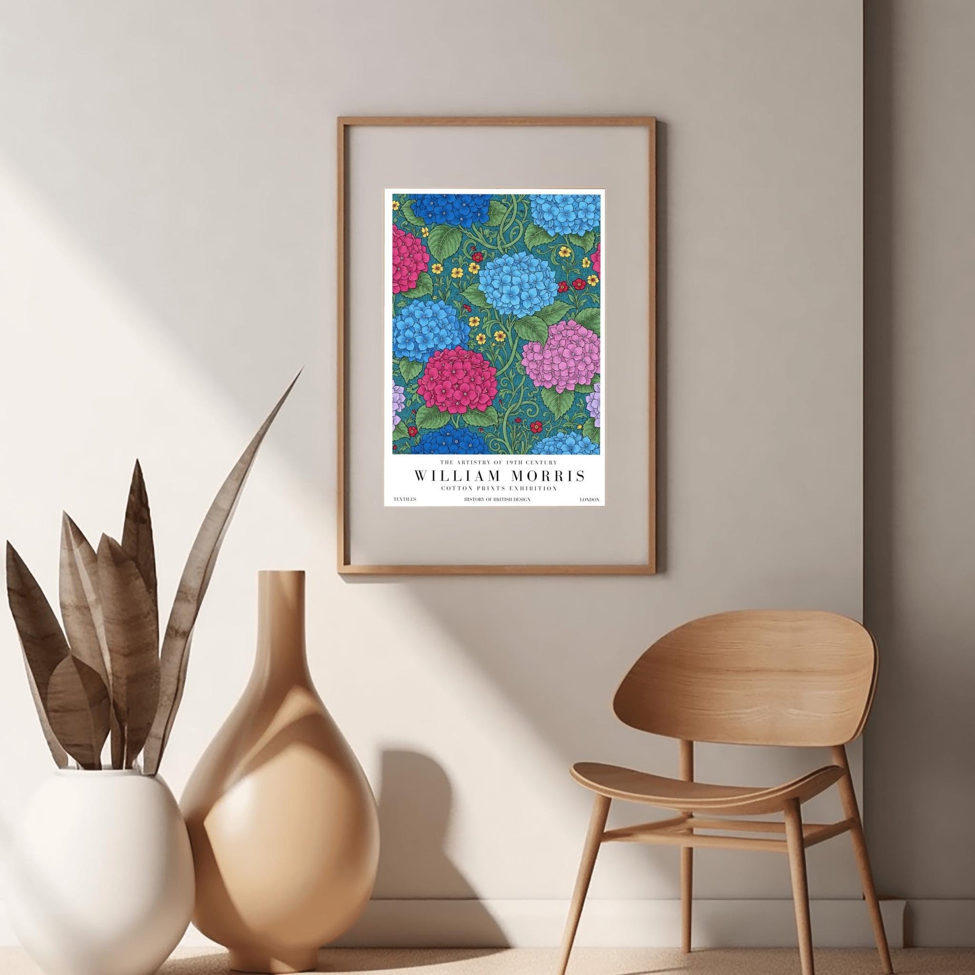 William Morris Hydrangea Pattern Print ‚Äì Vintage Floral Art (view 5)