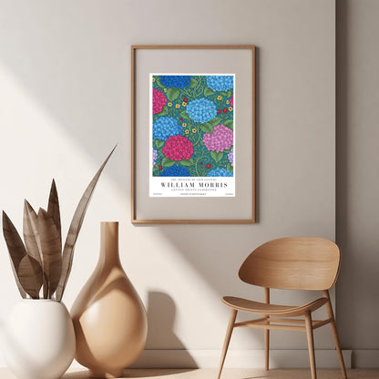 William Morris Hydrangea Pattern Print ‚Äì Vintage Floral Art (view 5)