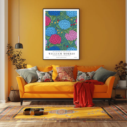 William Morris Hydrangea Pattern Print ‚Äì Vintage Floral Art (view 6)