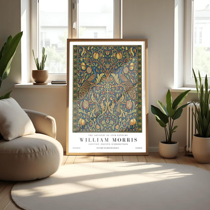 William Morris Peacock Pattern Print ‚Äì Vintage Textile Art (view 7)