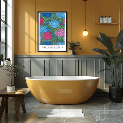 William Morris Hydrangea Pattern Print ‚Äì Vintage Floral Art (view 8)
