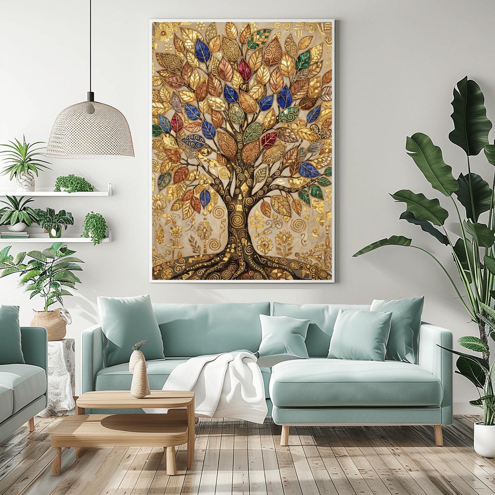 Gustav Klimt Golden Tree of Life ‚Äì Autumn Decor (main image)