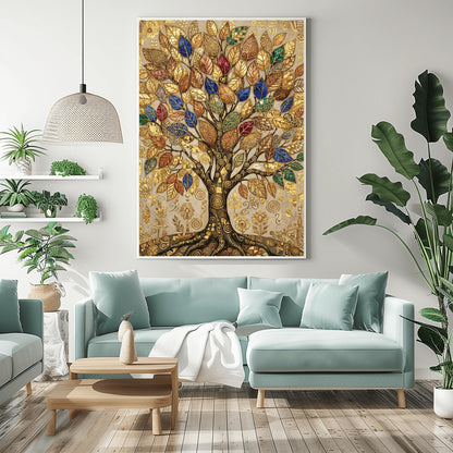 Gustav Klimt Golden Tree of Life ‚Äì Autumn Decor (main image)