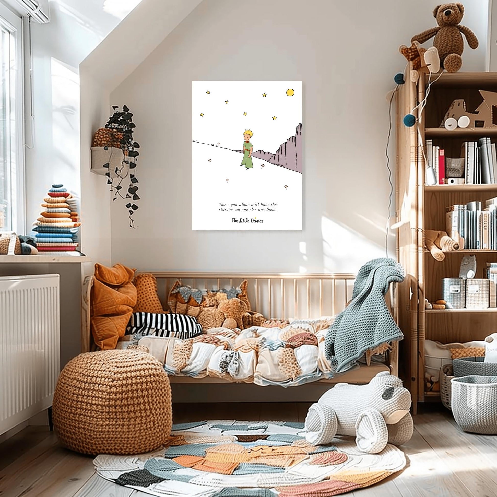 The Little Prince Poster: Classic Story Nursery Wall Art (view 4)