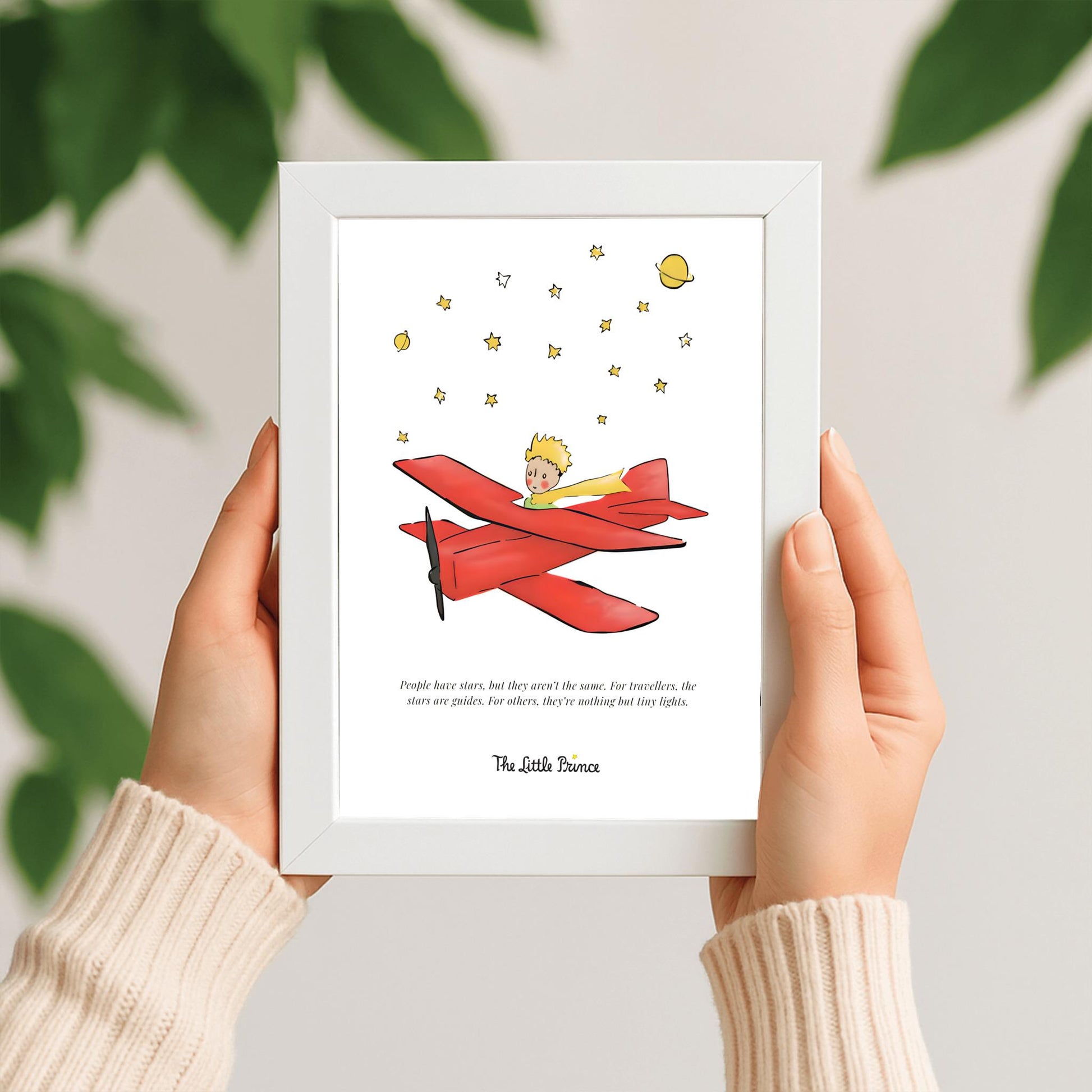 The Little Prince Quote Print: Antoine de Saint-Exup√©ry Nursery Wall Art (view 5)