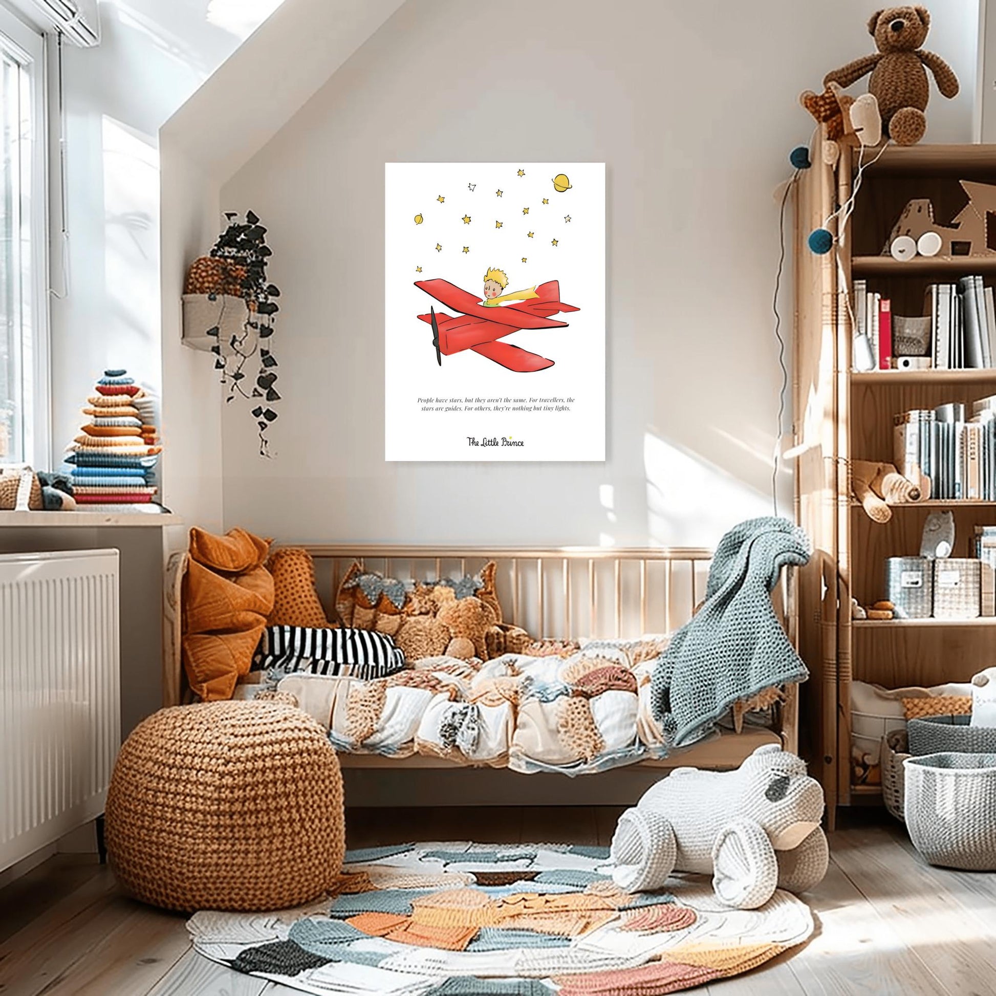 The Little Prince Quote Print: Antoine de Saint-Exup√©ry Nursery Wall Art (view 7)