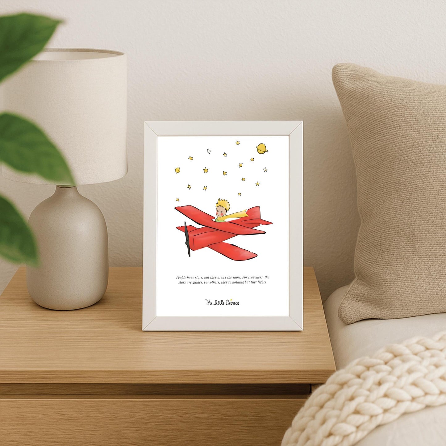 The Little Prince Quote Print: Antoine de Saint-Exup√©ry Nursery Wall Art (view 8)