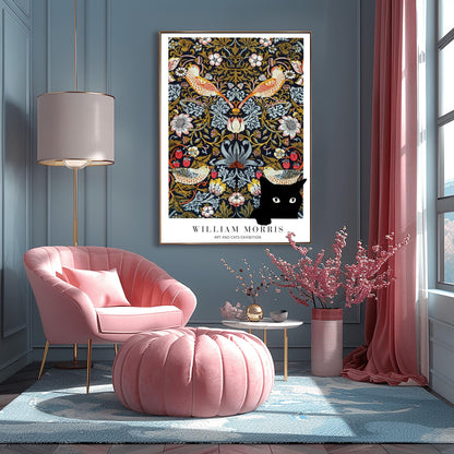 William Morris Cat Print: Arts & Crafts Exhibition Poster (main image)
