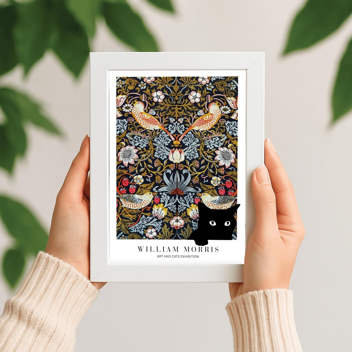 William Morris Cat Print: Arts & Crafts Exhibition Poster (view 5)