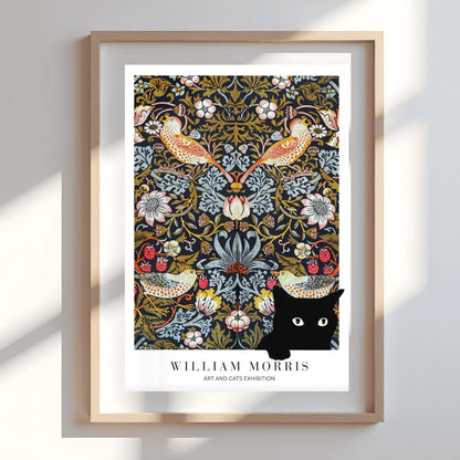 William Morris Cat Print: Arts & Crafts Exhibition Poster (view 7)