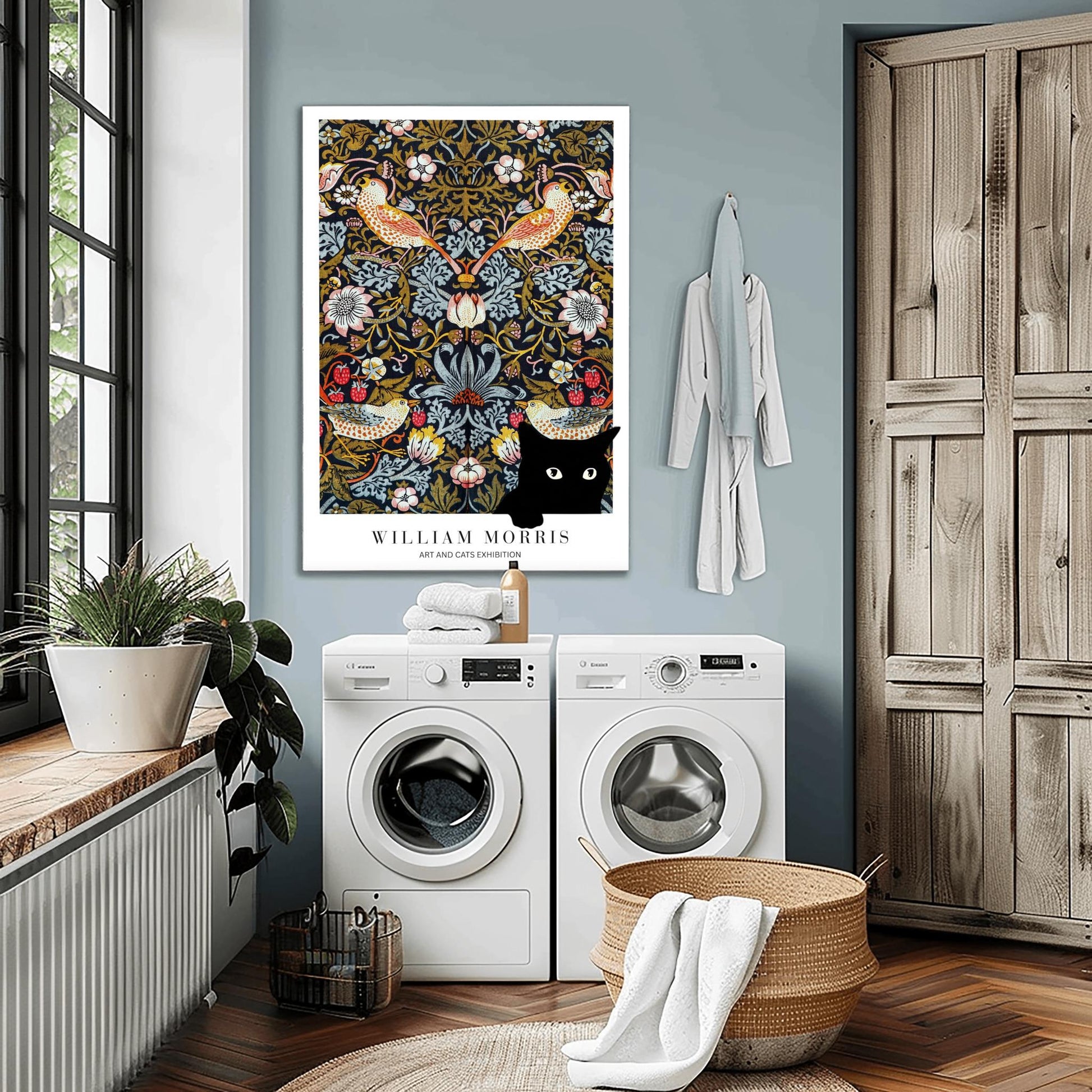 William Morris Cat Print: Arts & Crafts Exhibition Poster (view 9)