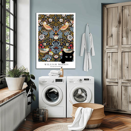 William Morris Cat Print: Arts & Crafts Exhibition Poster (view 9)
