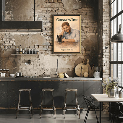 Prince Harry Guinness Poster: Royal Family Satire Irish Pub Art (view 11)