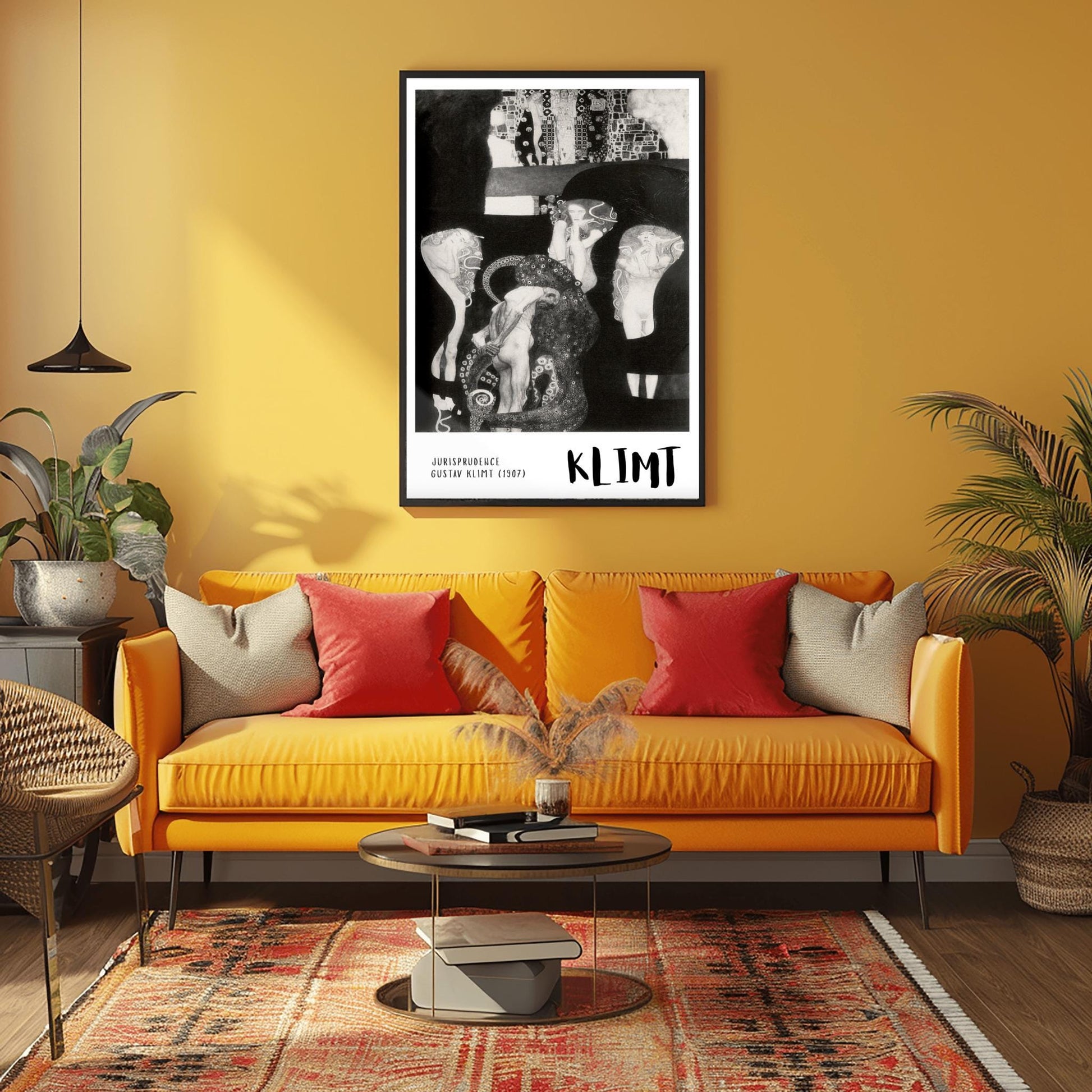 Gustav Klimt Jurisprudence Print ‚Äì Dark Academia Wall Art (view 6)