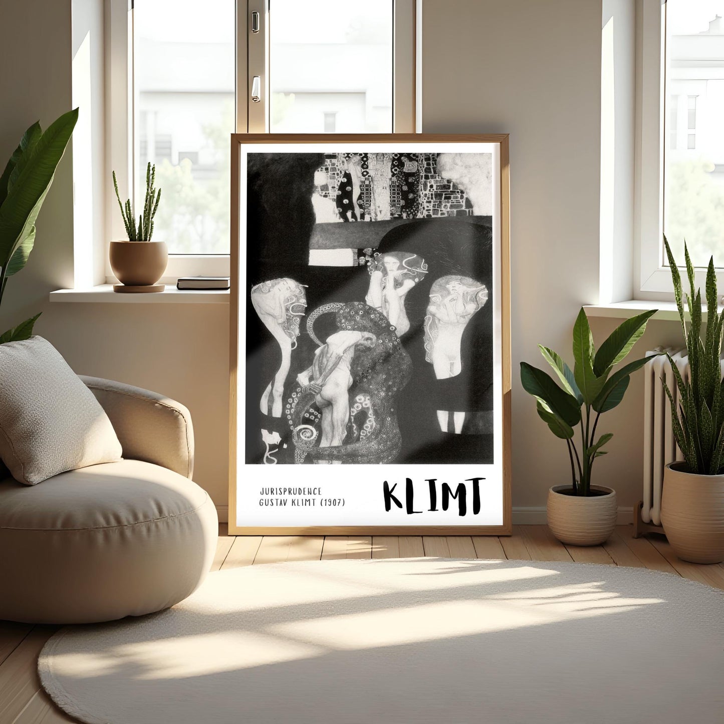Gustav Klimt Jurisprudence Print ‚Äì Dark Academia Wall Art (view 9)