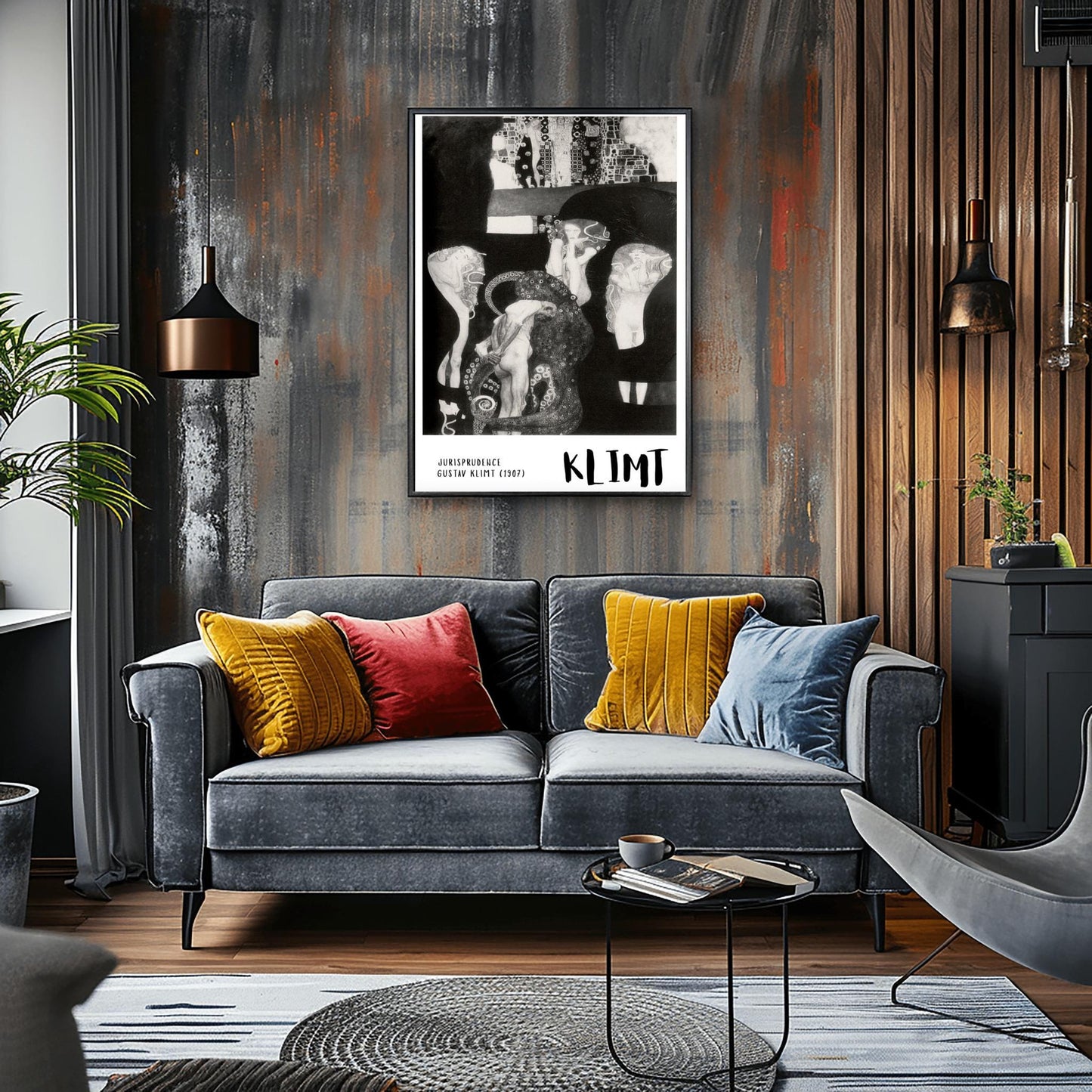 Gustav Klimt Jurisprudence Print ‚Äì Dark Academia Wall Art (view 10)
