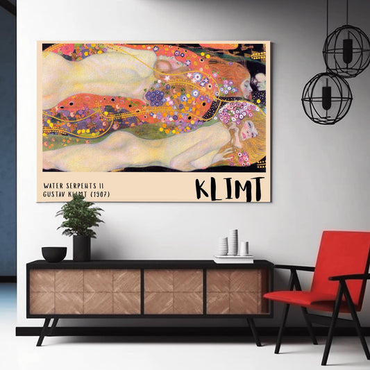 Gustav Klimt Water Serpents II Print ‚Äì Horizontal Symbolist Art (main image)