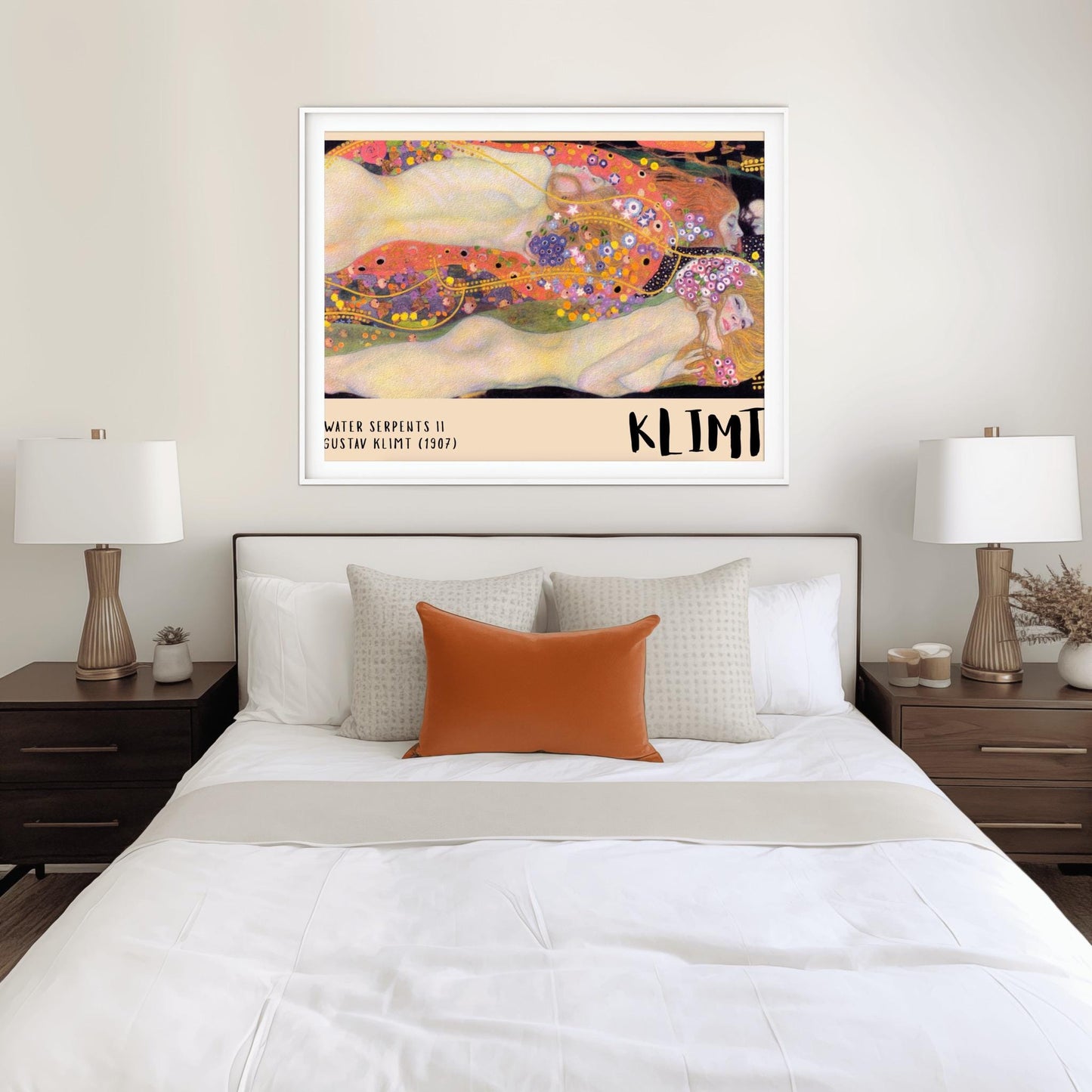 Gustav Klimt Water Serpents II Print ‚Äì Horizontal Symbolist Art (view 4)