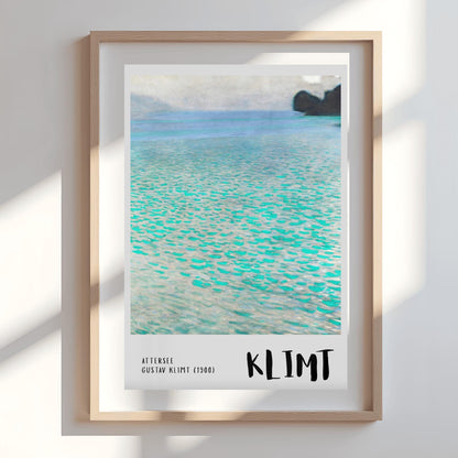 Gustav Klimt Attersee Print ‚Äì Minimalist Water Landscape (view 4)