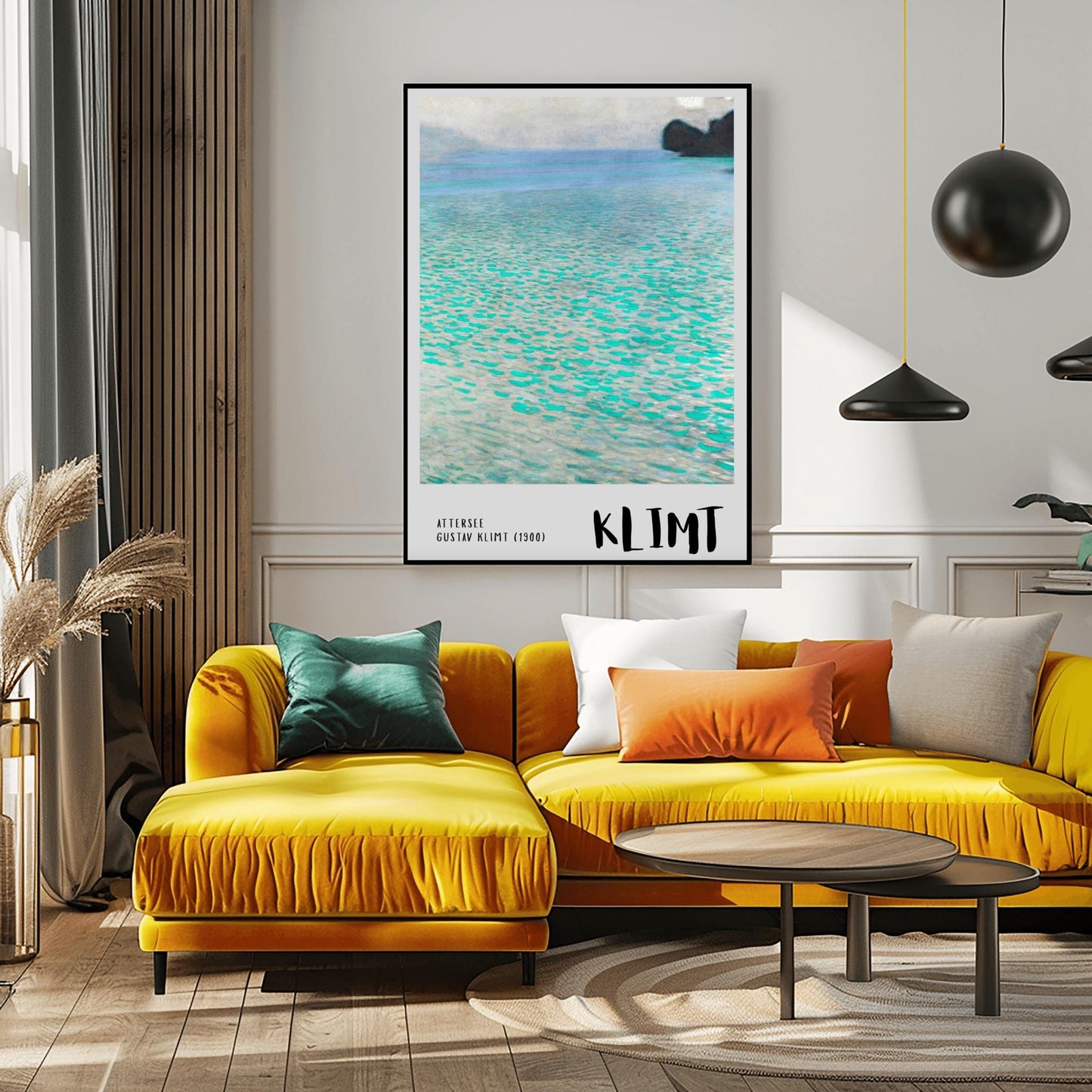 Gustav Klimt Attersee Print ‚Äì Minimalist Water Landscape (view 5)