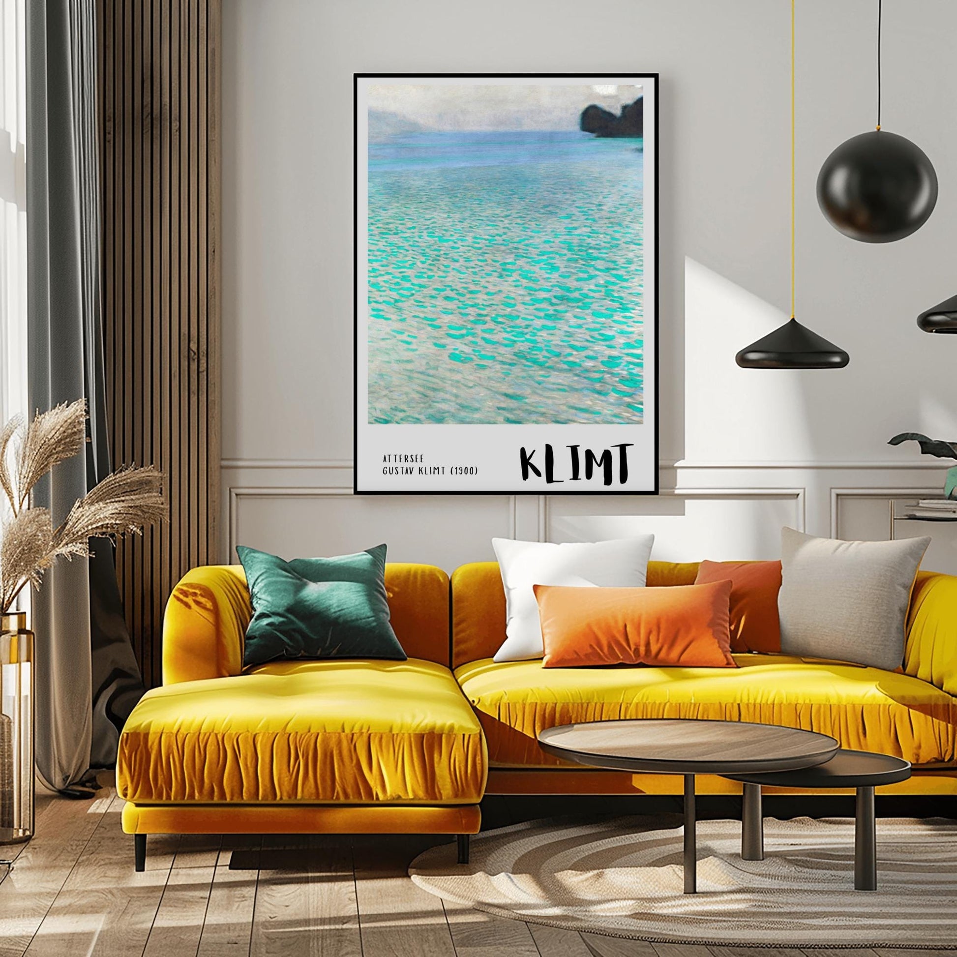 Gustav Klimt Attersee Print ‚Äì Minimalist Water Landscape (view 5)