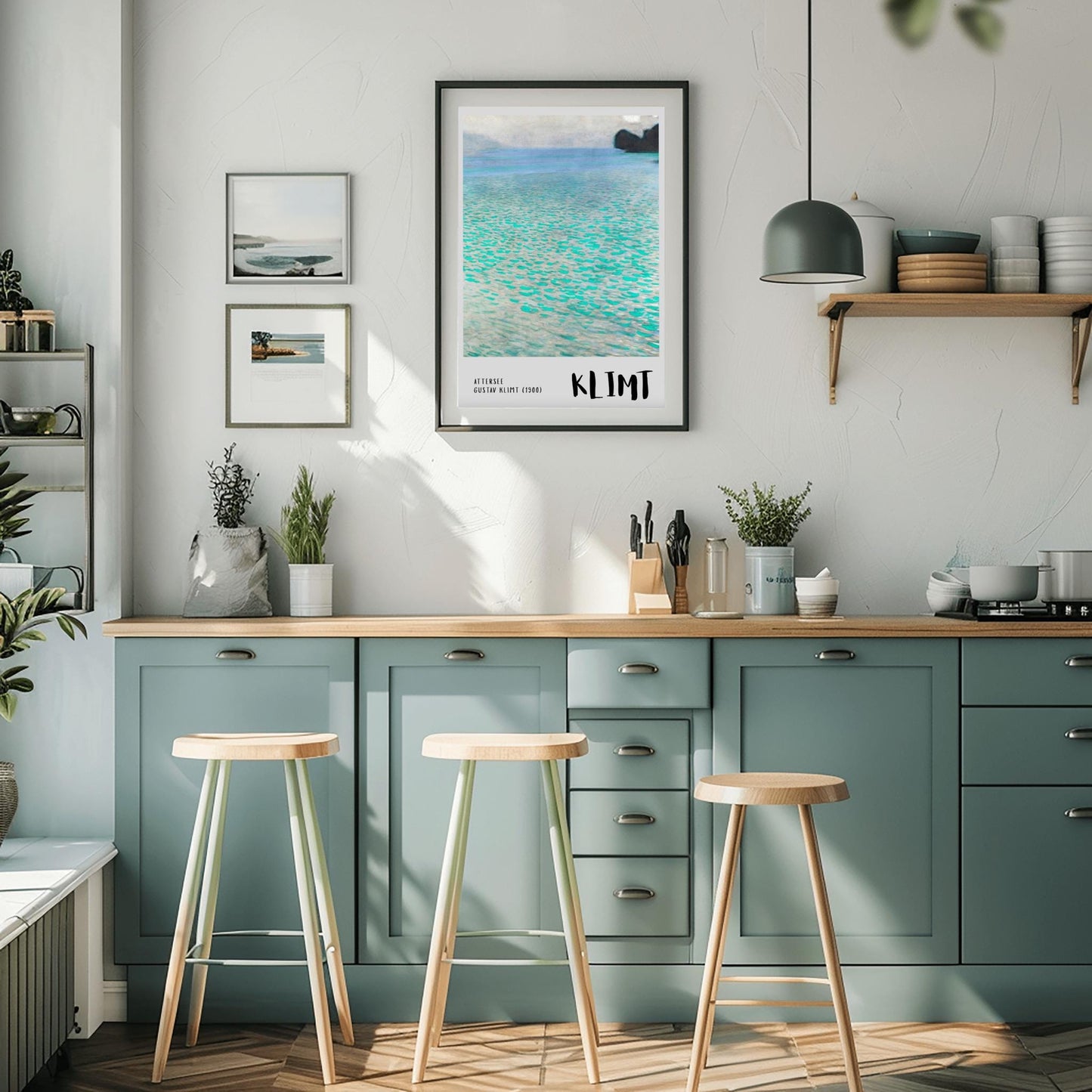 Gustav Klimt Attersee Print ‚Äì Minimalist Water Landscape (view 6)