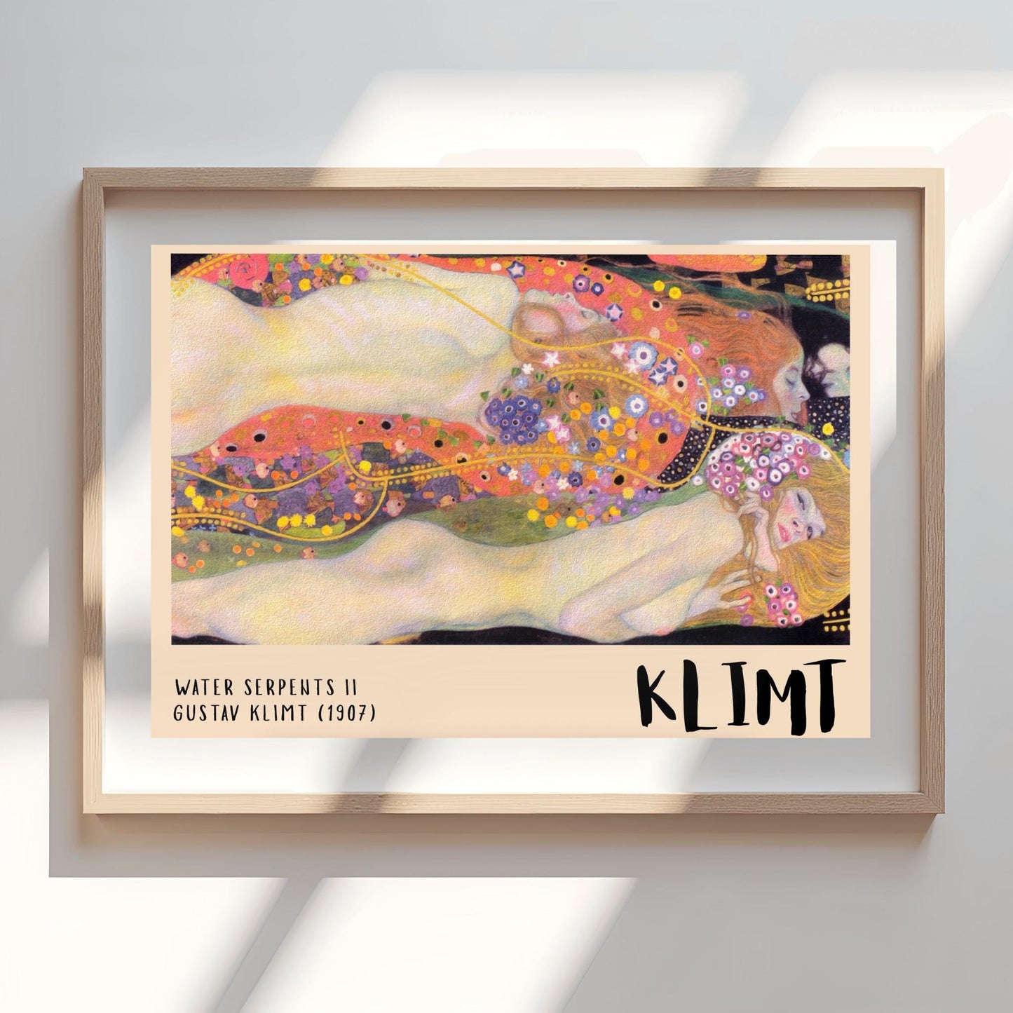 Gustav Klimt Water Serpents II Print ‚Äì Horizontal Symbolist Art (view 6)