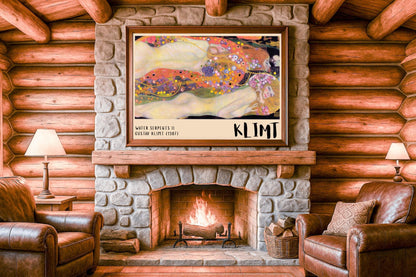 Gustav Klimt Water Serpents II Print ‚Äì Horizontal Symbolist Art (view 7)