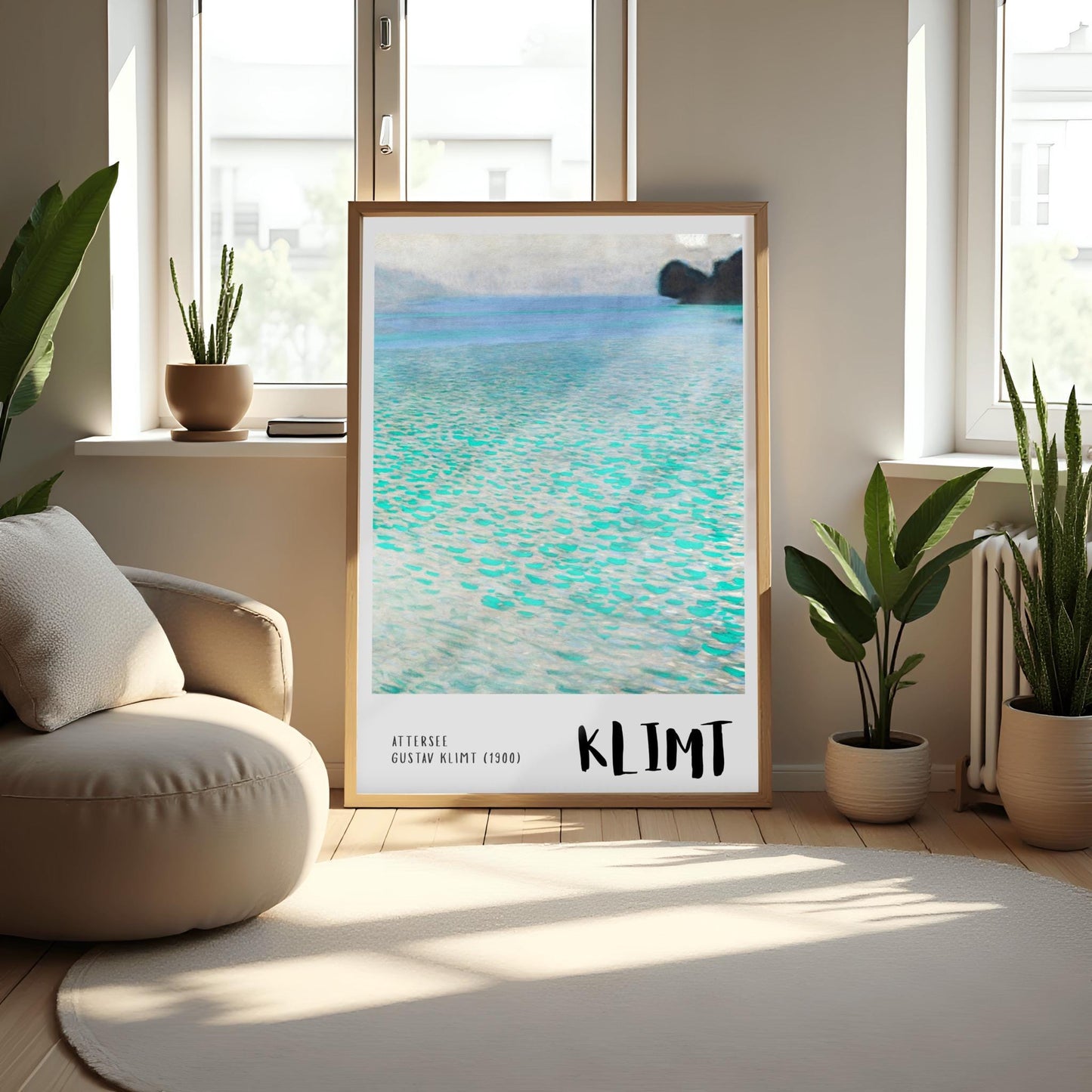 Gustav Klimt Attersee Print ‚Äì Minimalist Water Landscape (view 9)