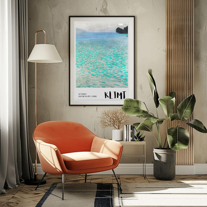 Gustav Klimt Attersee Print ‚Äì Minimalist Water Landscape (view 10)