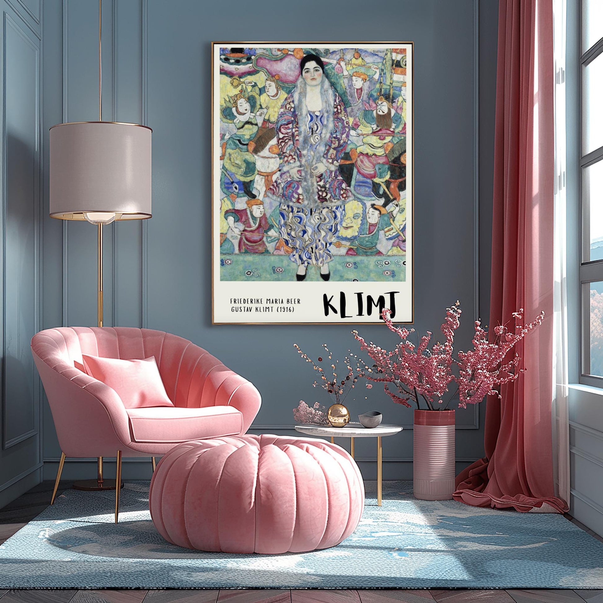 Gustav Klimt Portrait Print ‚Äì Friederike Maria Beer (main image)