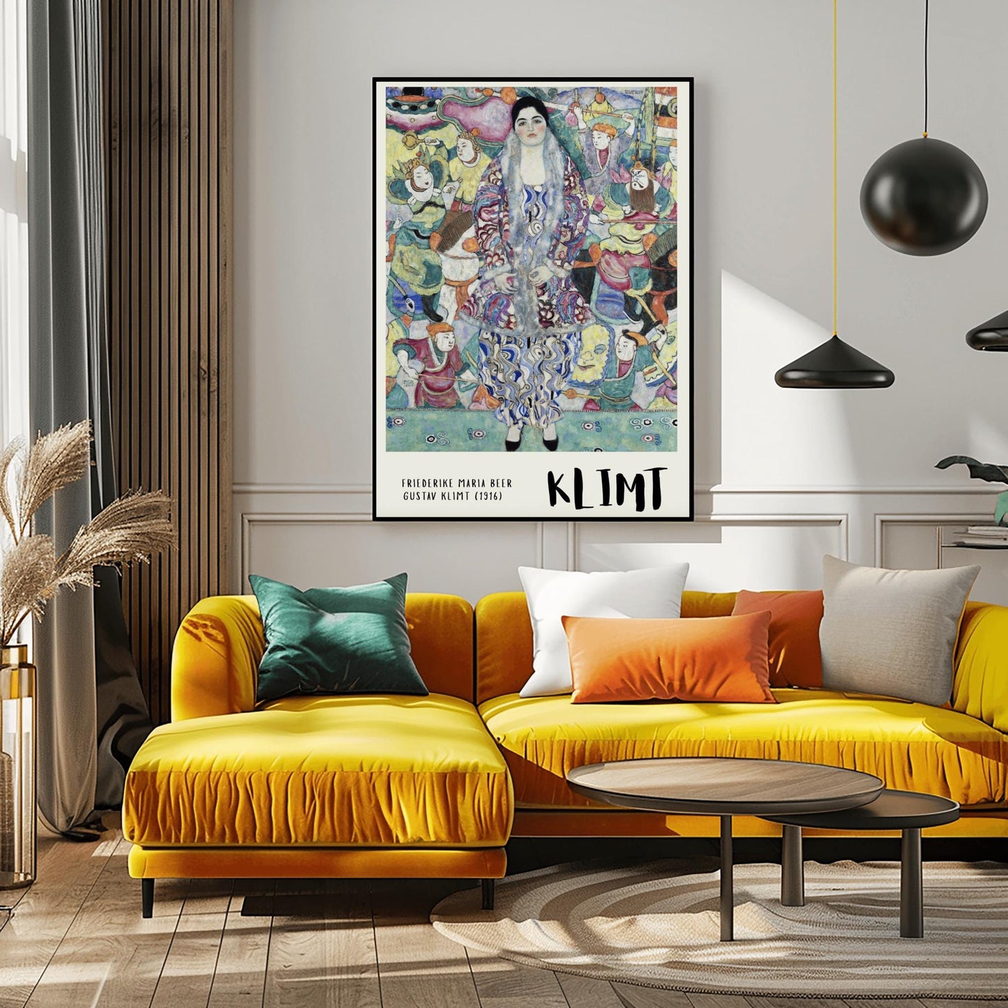 Gustav Klimt Portrait Print ‚Äì Friederike Maria Beer (view 2)