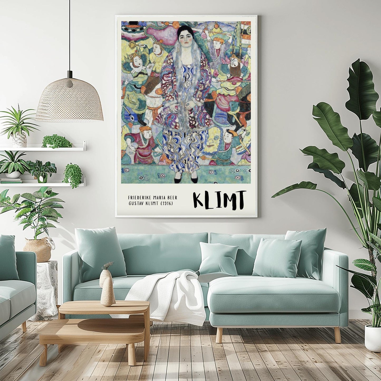 Gustav Klimt Portrait Print ‚Äì Friederike Maria Beer (view 3)
