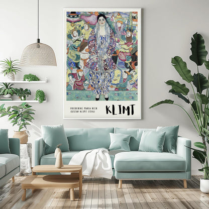 Gustav Klimt Portrait Print ‚Äì Friederike Maria Beer (view 3)