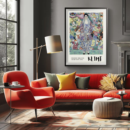 Gustav Klimt Portrait Print ‚Äì Friederike Maria Beer (view 4)