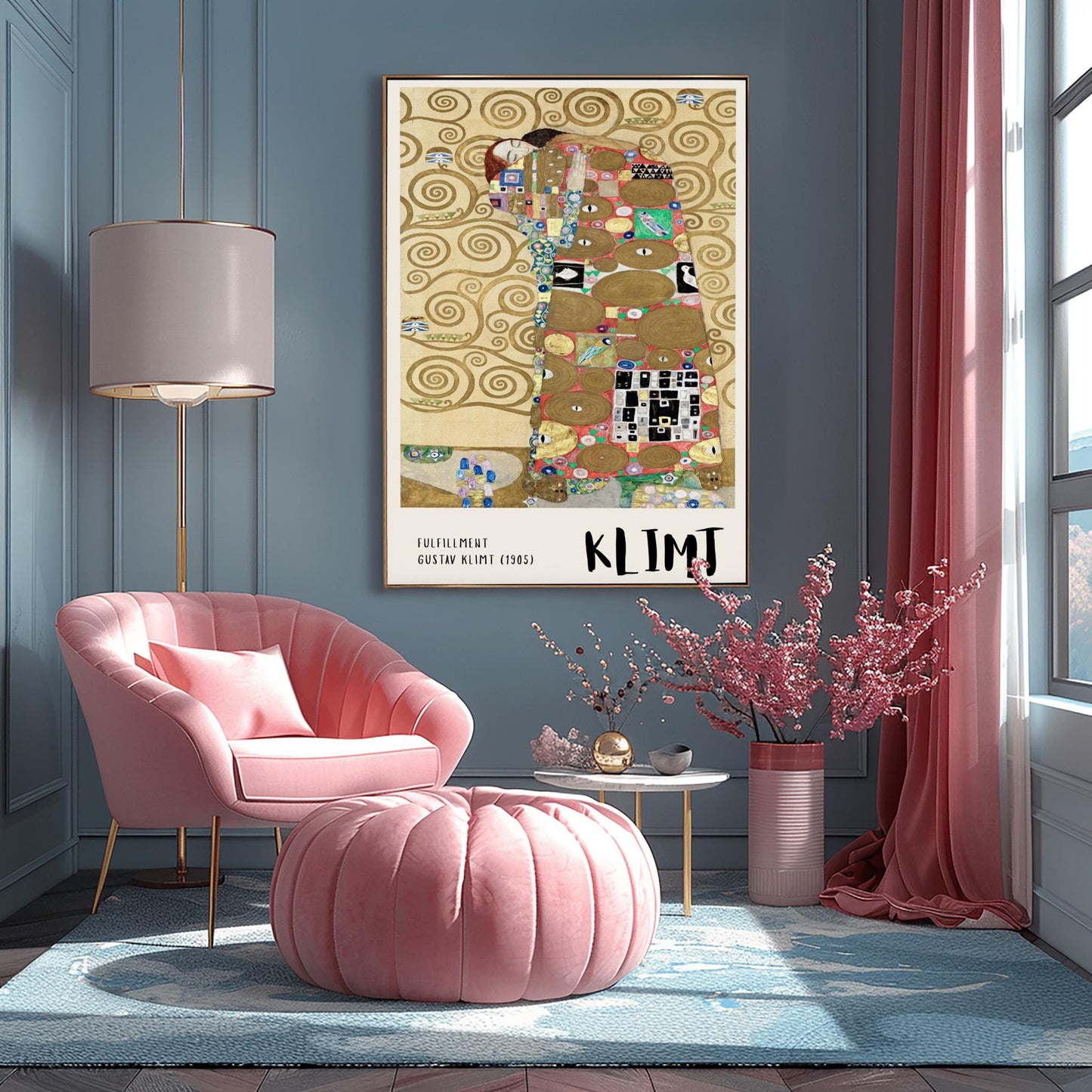 Gustav Klimt Fulfillment Print ‚Äì The Embrace Canvas (main image)