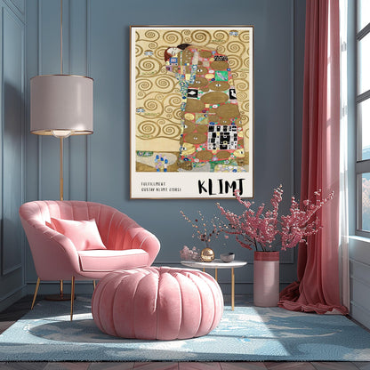 Gustav Klimt Fulfillment Print ‚Äì The Embrace Canvas (main image)