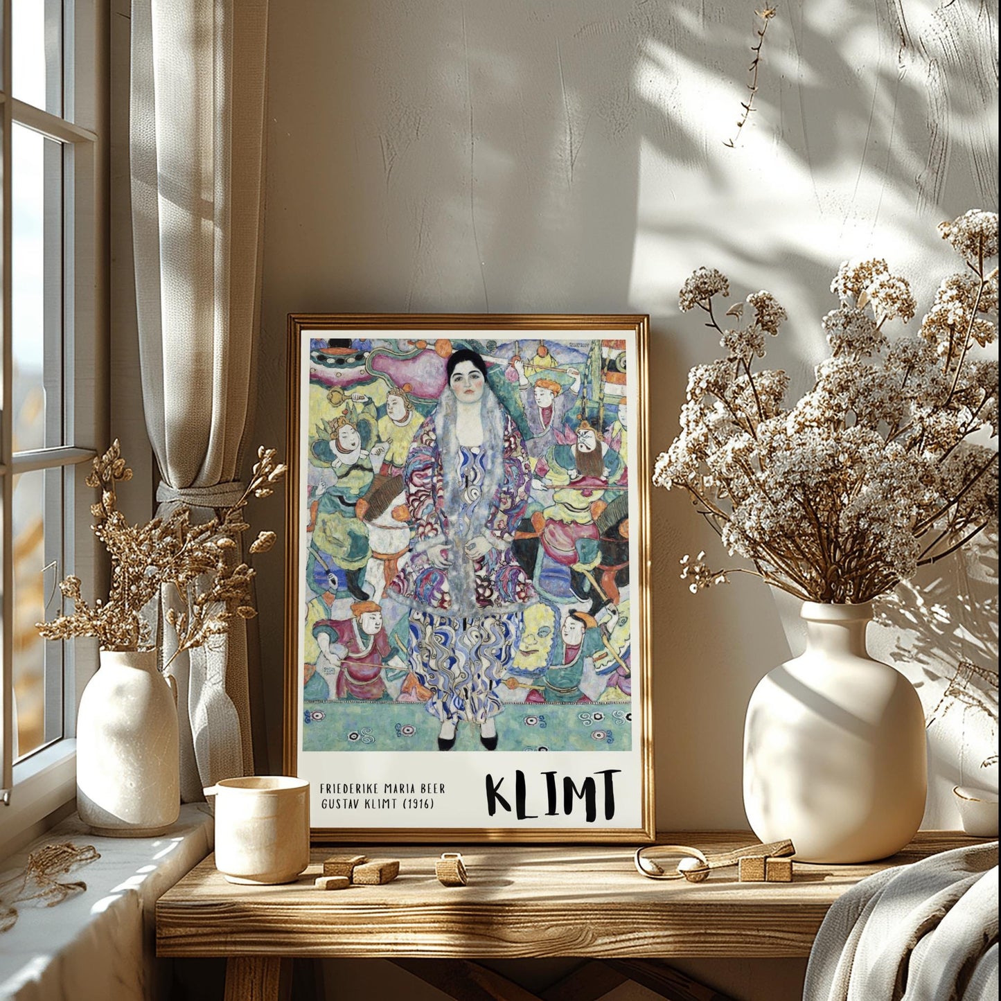 Gustav Klimt Portrait Print ‚Äì Friederike Maria Beer (view 5)