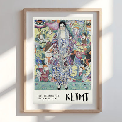 Gustav Klimt Portrait Print ‚Äì Friederike Maria Beer (view 6)