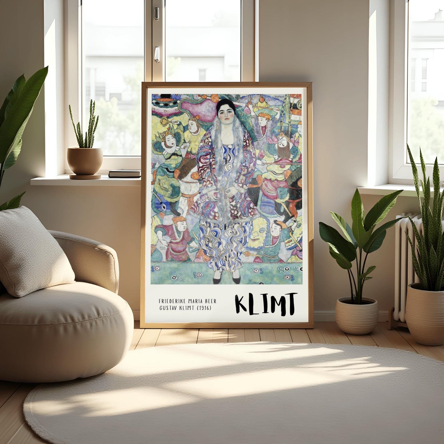 Gustav Klimt Portrait Print ‚Äì Friederike Maria Beer (view 8)