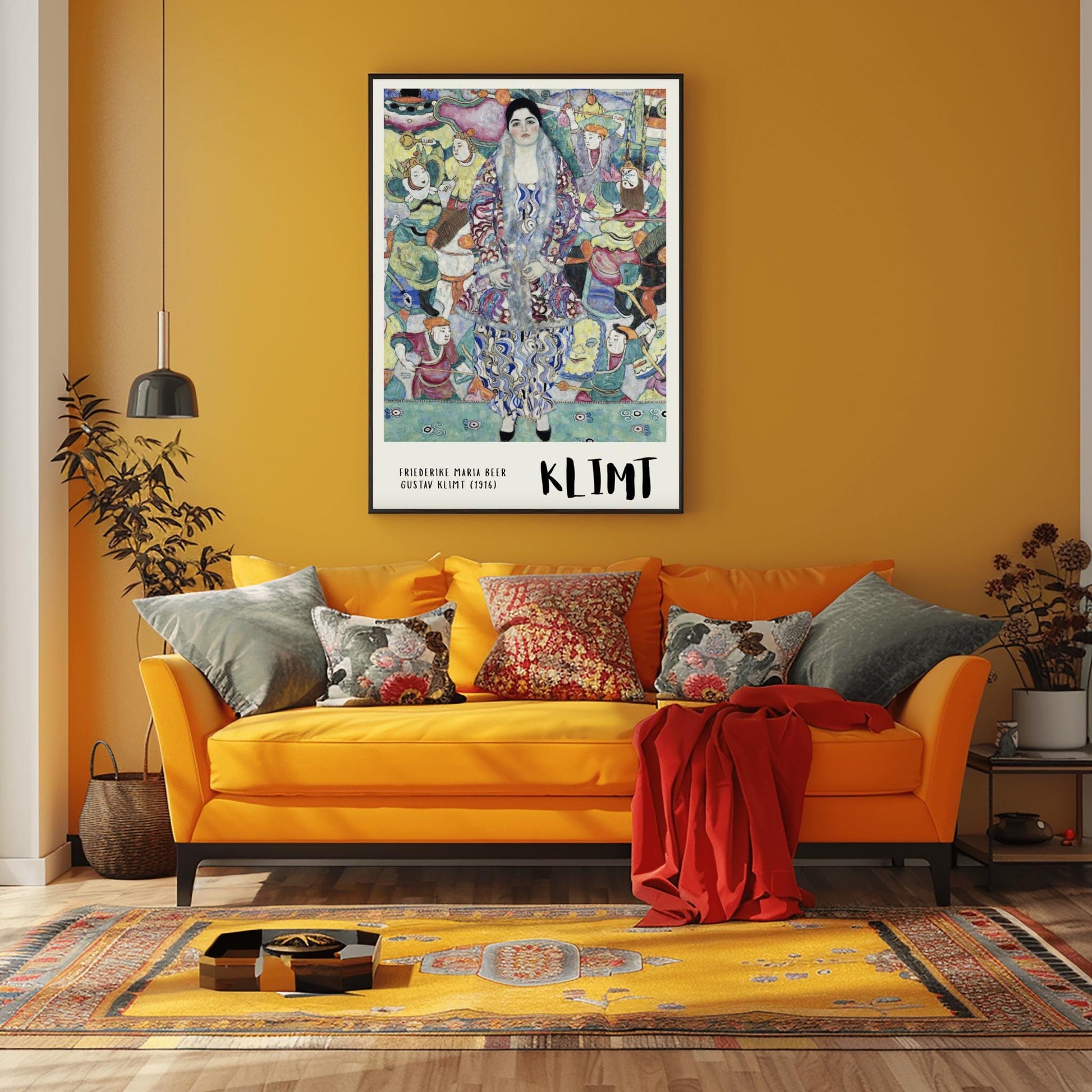 Gustav Klimt Portrait Print ‚Äì Friederike Maria Beer (view 9)