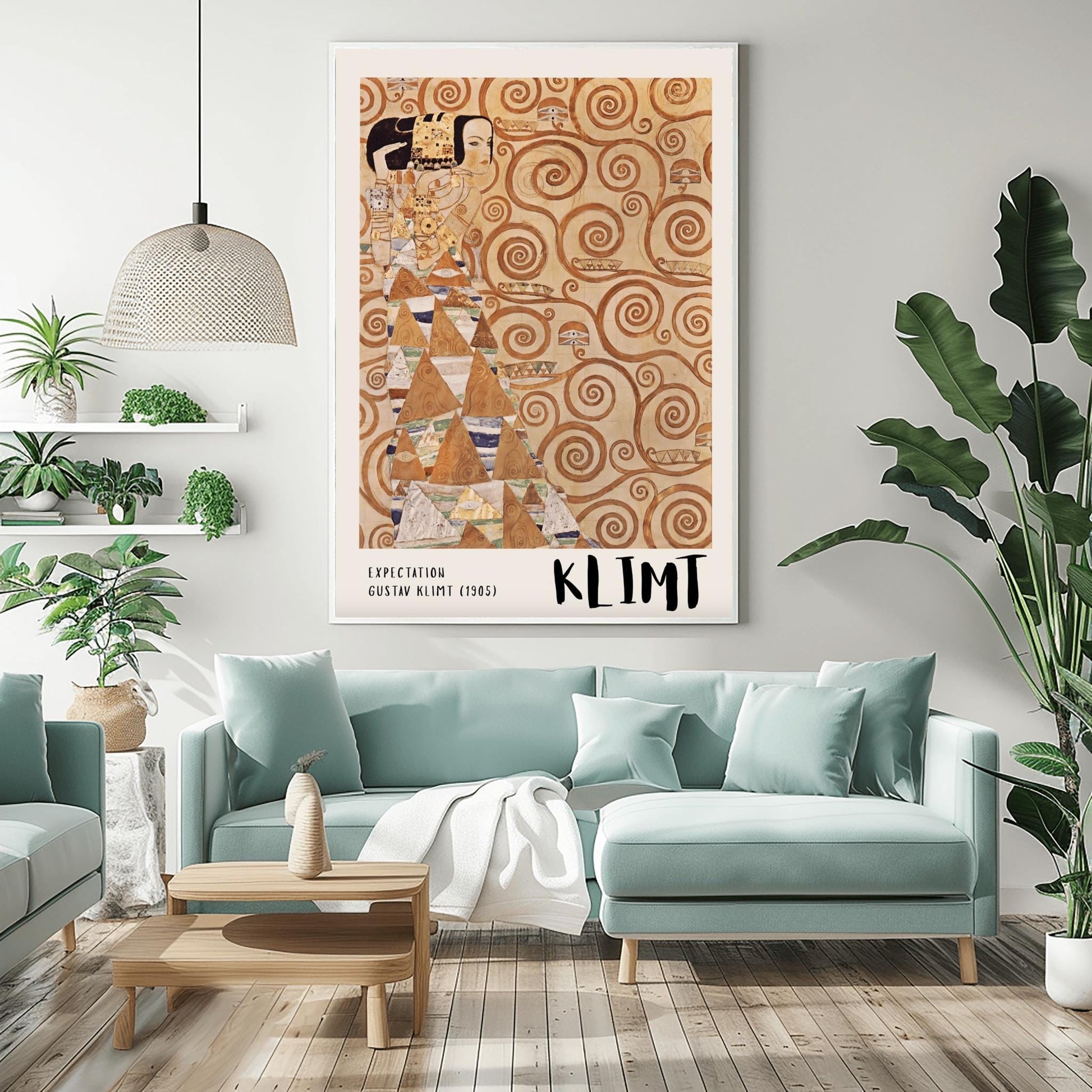Gustav Klimt Expectation Print ‚Äì Stoclet Frieze Tree of Life (view 2)