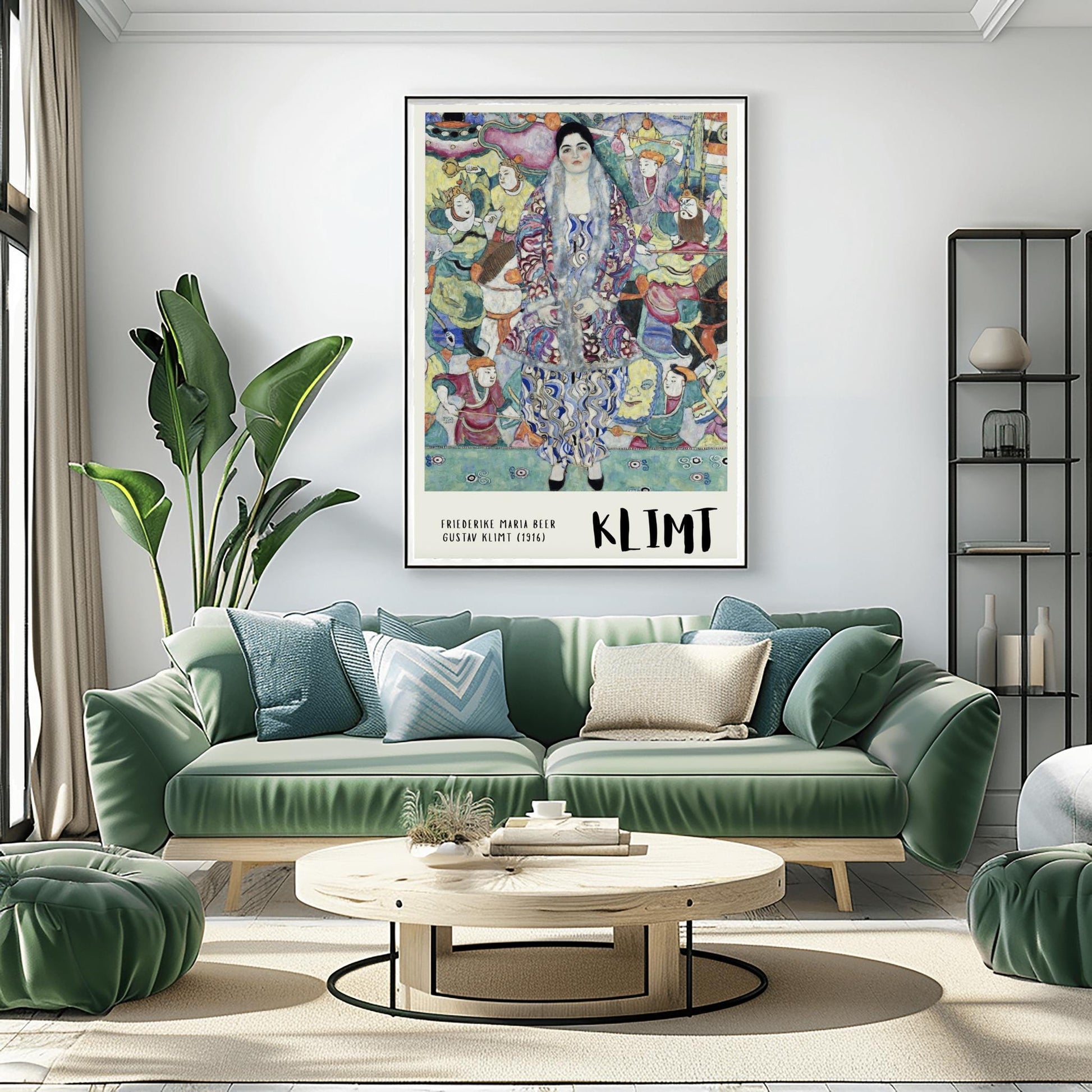 Gustav Klimt Portrait Print ‚Äì Friederike Maria Beer (view 10)