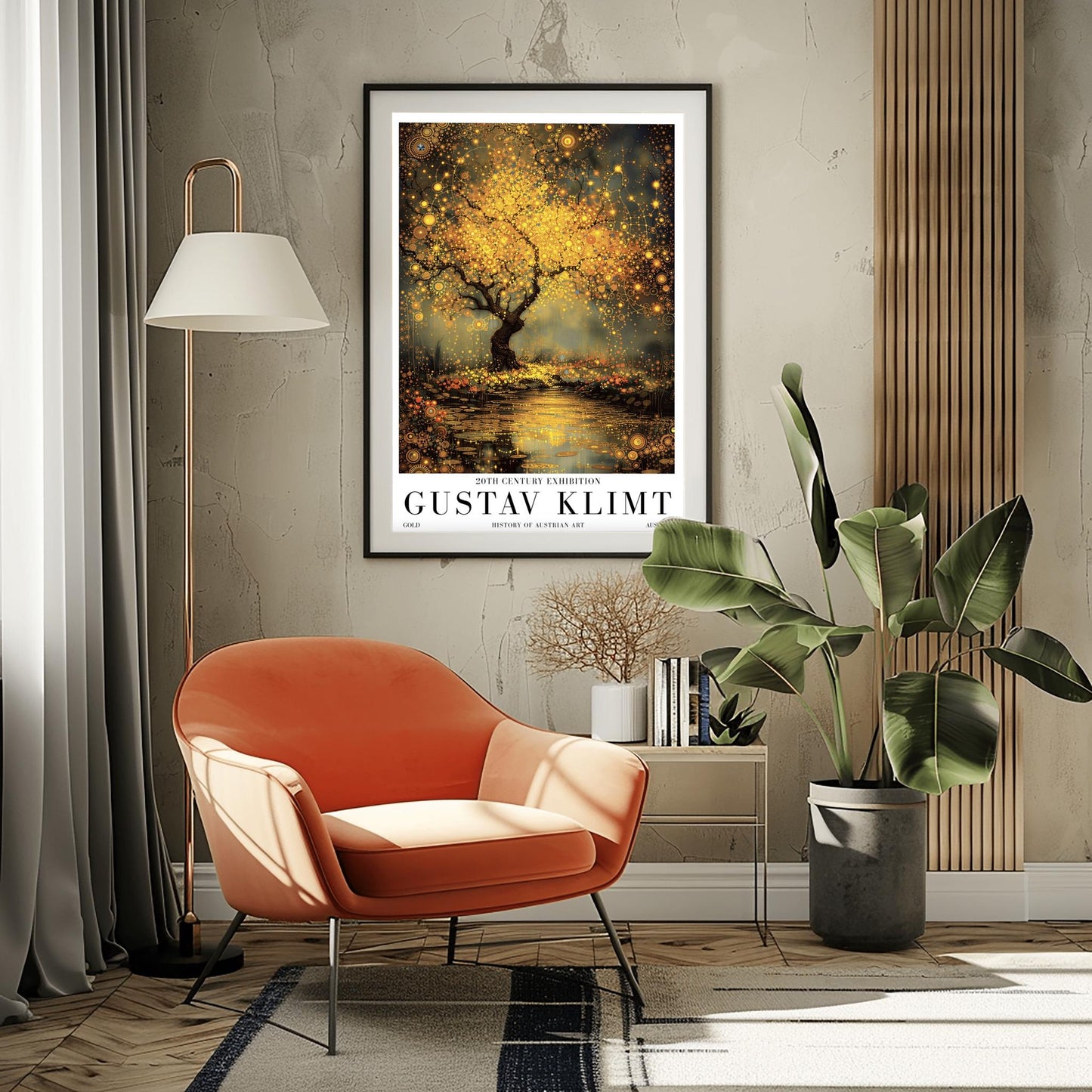 Gustav Klimt Golden Tree of Life Exhibition Poster ‚Äì Gold Mystical Tree Print (view 10)
